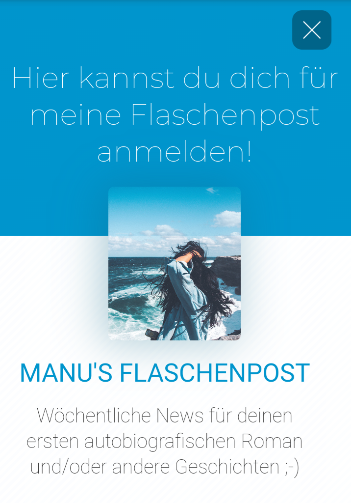 Manus Flaschenpost Manus Flaschenpost